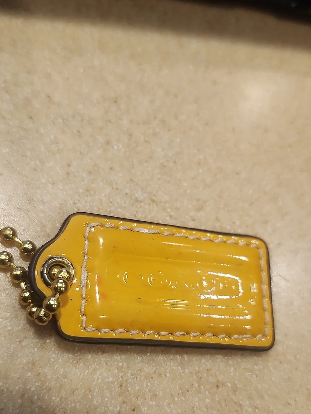 COACH Yellow Patent Leather 2